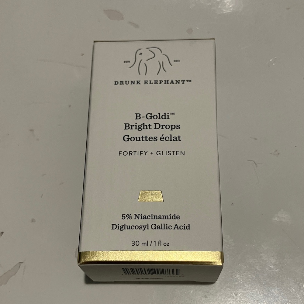 Drunk Elephant B-Goldi Bright Drops with Gold Accents